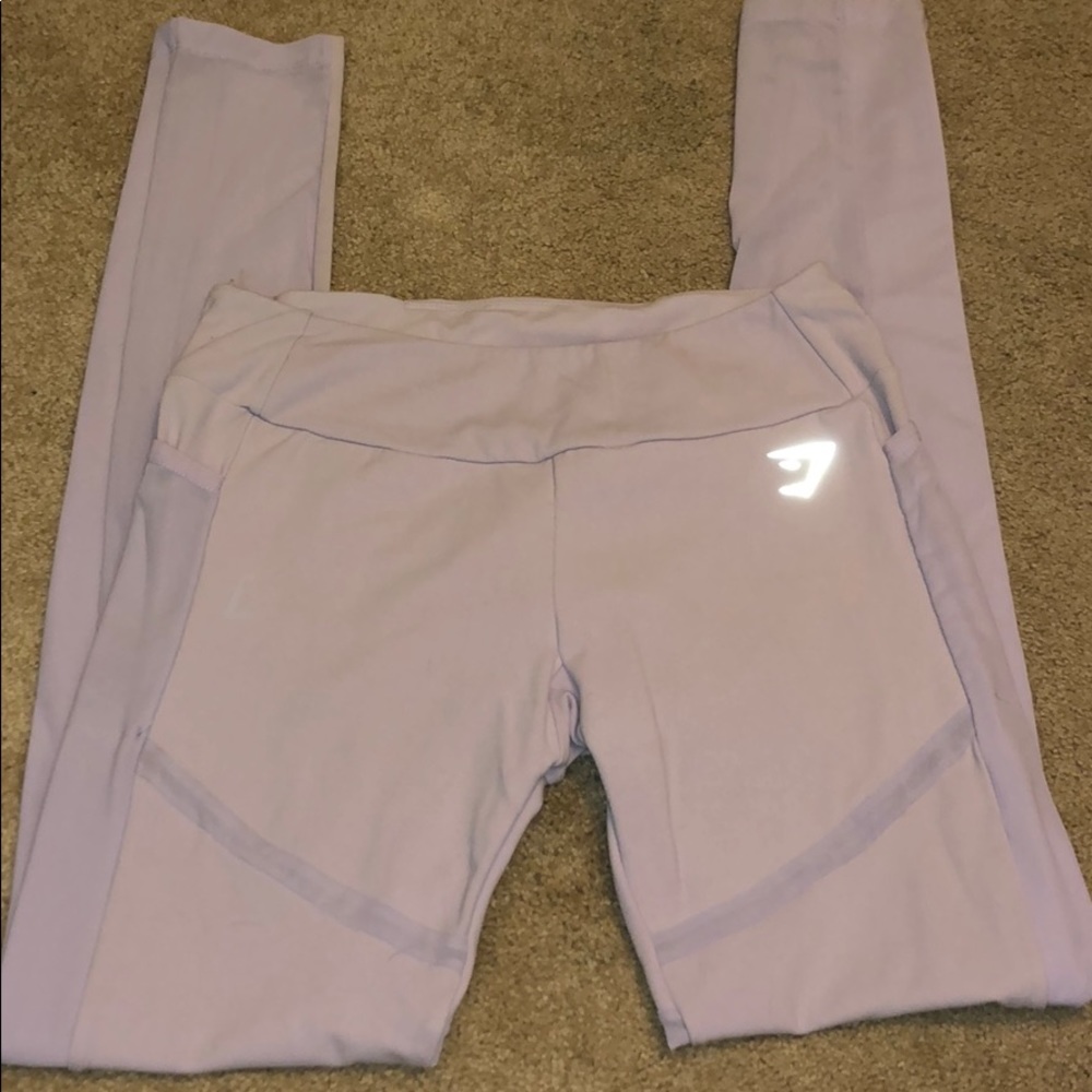 Gymshark mesh lavender leggings